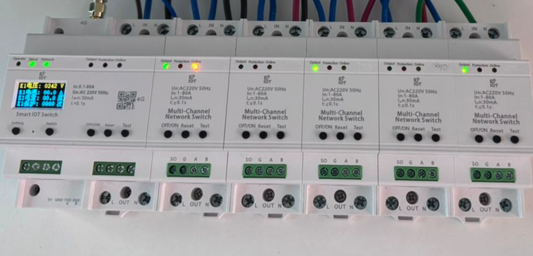 Smart IoT breaker hardware rail